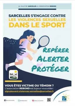 Affiche campagne Sarcelles &quot;Repérer, alerter, protéger&quot;