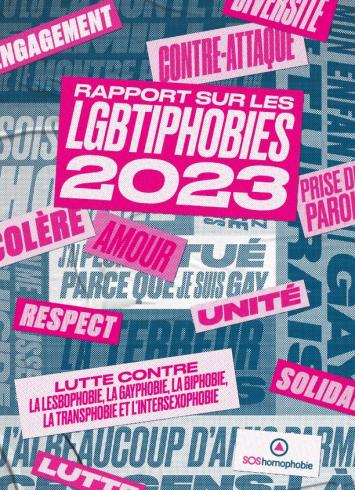Couv rapport LGBTIphobies 2023 SOS Homophobie